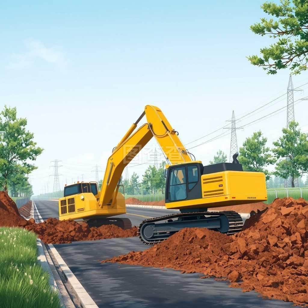 挖掘未來 道路建設(shè)中挖土機的重要角色